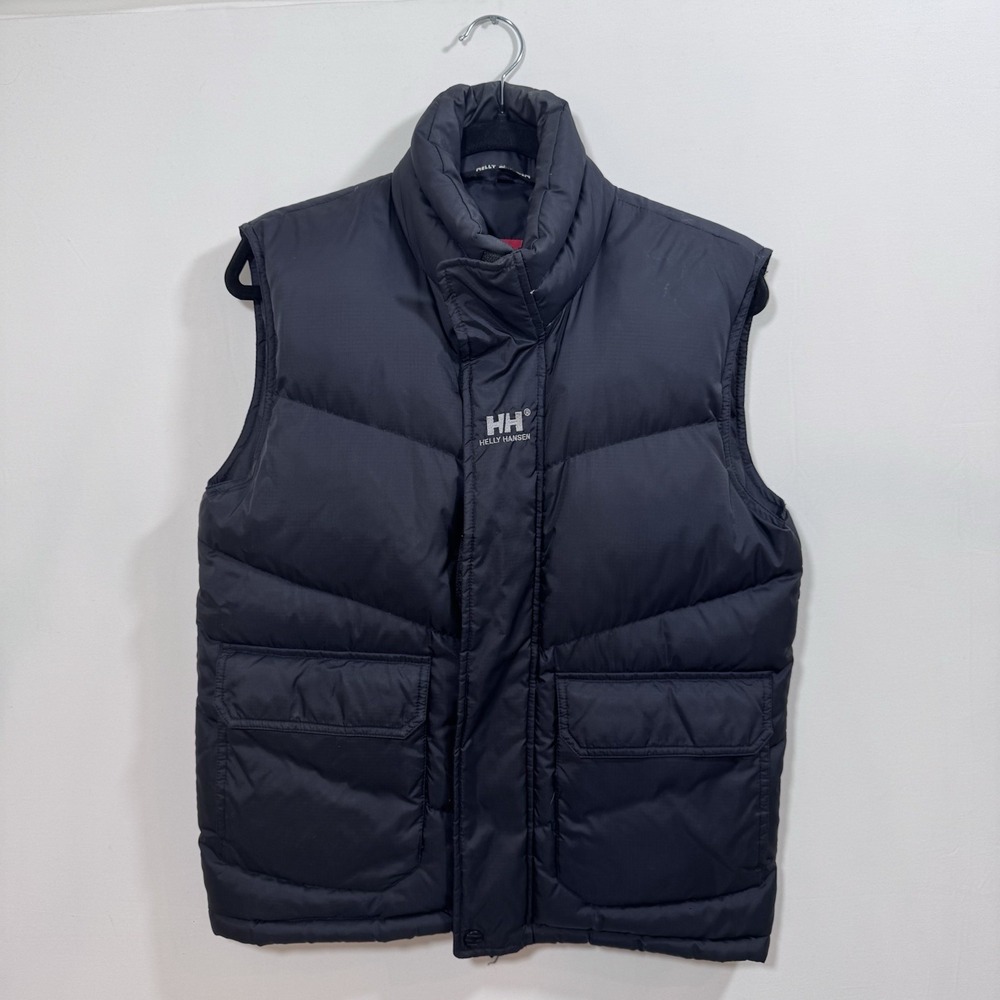 Helly Hansen Puffer Vest Down Fill Black Women's S / Youth 140 Gorpcore Outdoor